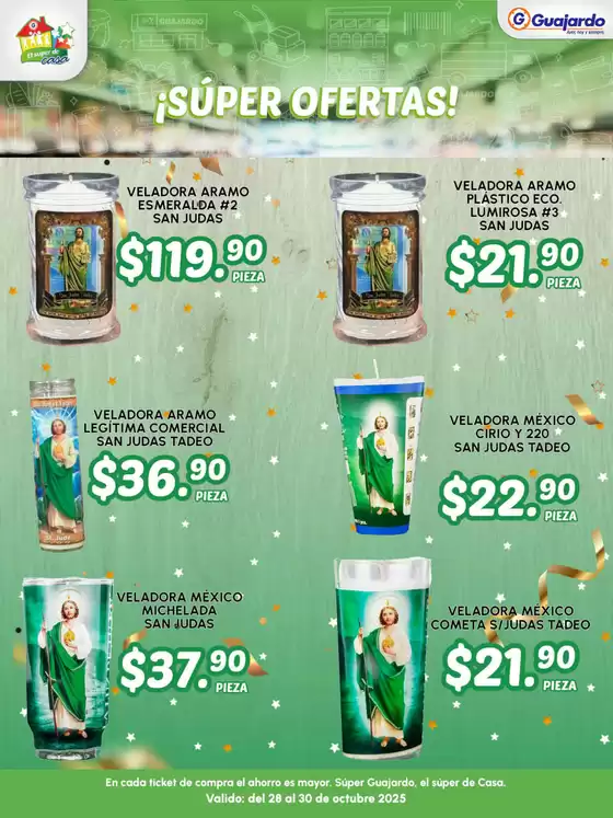 Catálogo Guajardo en Cuauhtémoc (CDMX) | Ofertas principales para todos los clientes | 2025-10-30T00:00:00.000Z - 2025-10-30T00:00:00.000Z