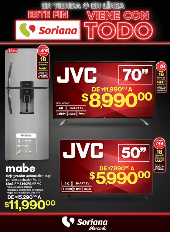 Catálogo Soriana Express en Tlalnepantla | Este fin Soriana viene con todo Mercado Nacional | 2025-10-30T00:00:00.000Z - 2025-11-05T00:00:00.000Z