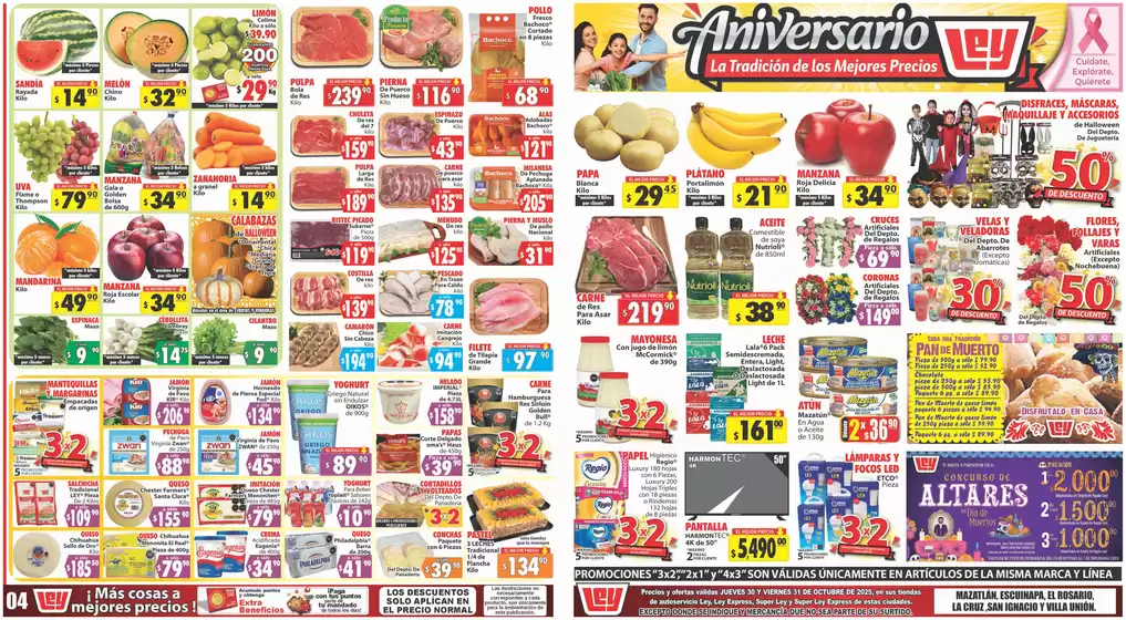 Catálogo Casa Ley en Toluca de Lerdo | Ahorra ahora con nuestras ofertas | 2025-10-30T00:00:00.000Z - 2025-10-31T00:00:00.000Z