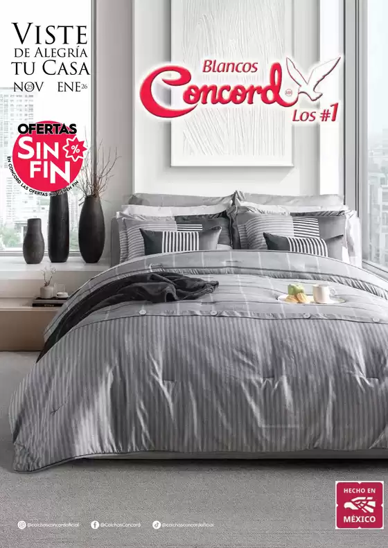 Catálogo Colchas Concord | Ofertas Colchas Concord | 2025-11-01T00:00:00.000Z - 2026-01-26T00:00:00.000Z