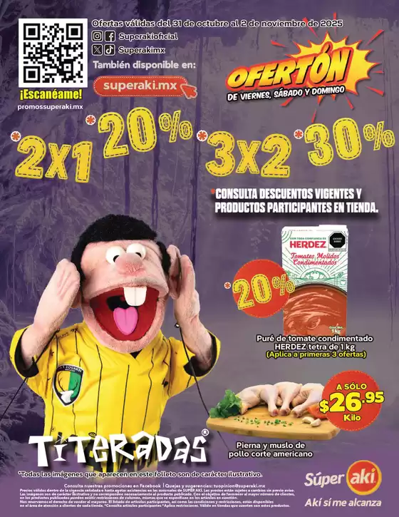 Catálogo Aki Gran Mayoreo en Zaragoza (Veracruz) | Oferton | 2025-10-31T00:00:00.000Z - 2025-11-02T00:00:00.000Z