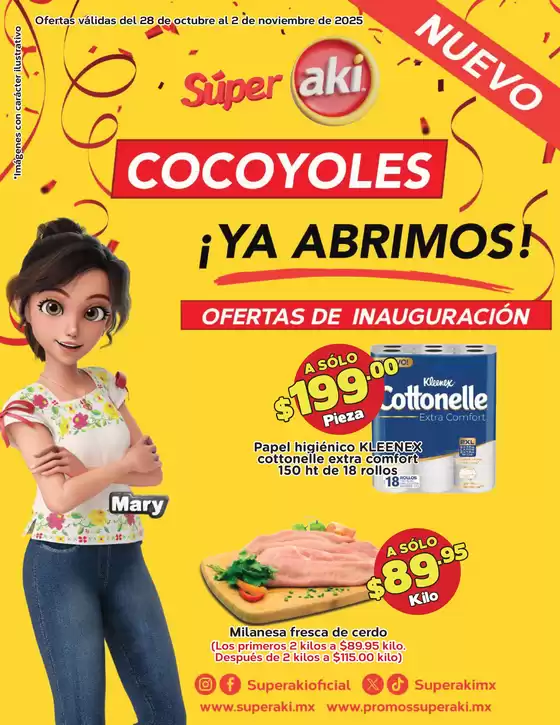 Catálogo Aki Gran Mayoreo en Zaragoza (Veracruz) | Cocoyoles | 2025-10-28T00:00:00.000Z - 2025-11-02T00:00:00.000Z
