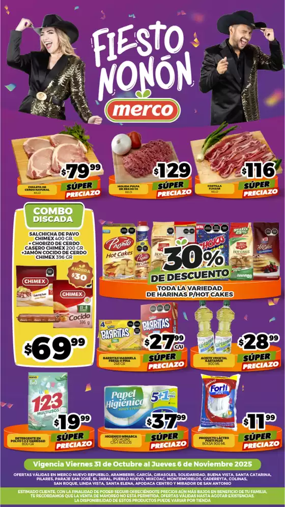 Catálogo Merco | Folleto semanal del 31 Octubre al 6 Noviembre NL | 2025-10-31T00:00:00.000Z - 2025-11-06T00:00:00.000Z