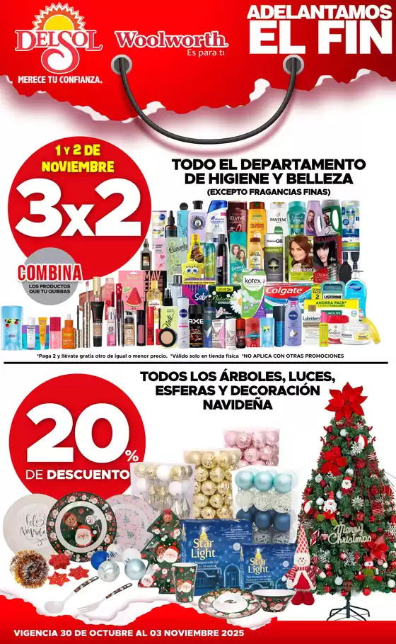 Catálogo Del Sol en Acayucan | Adelantamos el Fin en Tiendas Del Sol y Woolworth | 2025-10-30T00:00:00.000Z - 2025-11-03T00:00:00.000Z