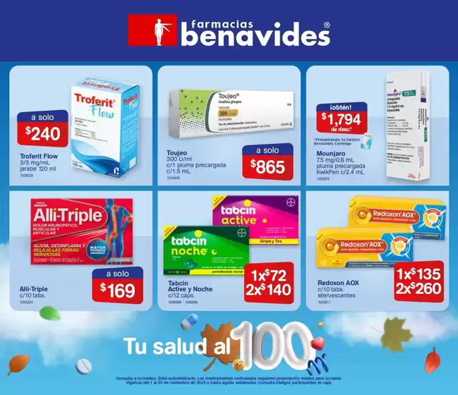 Catálogo Farmacias Benavides