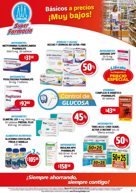 Catálogo Farmacias Guadalajara en Villa Nicolás Romero | Boletin | 2025-11-01T00:00:00.000Z - 2025-11-14T00:00:00.000Z
