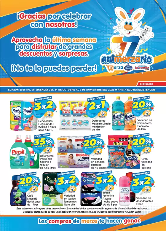 Catálogo Merza en Ciudad López Mateos | Ofertas Merza | 2025-10-31T00:00:00.000Z - 2025-11-06T00:00:00.000Z
