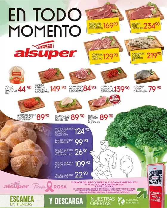Catálogo Alsuper en Tlahuelilpan | Alsuper SALTILLO | 2025-10-31T00:00:00.000Z - 2025-11-03T00:00:00.000Z