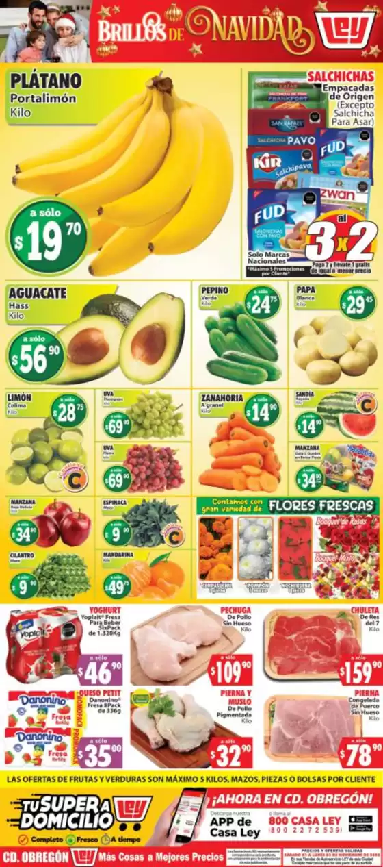 Catálogo Casa Ley en Saltillo | Ofertas principales y descuentos | 2025-11-30T00:00:00.000Z - 2025-12-01T00:00:00.000Z