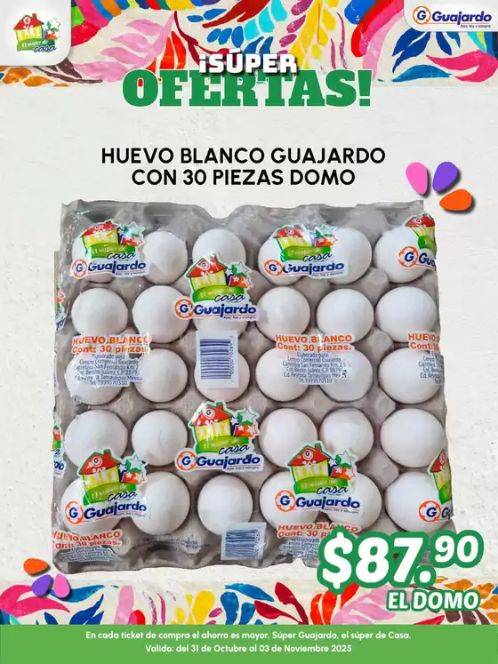Catálogo Guajardo en Hueyapan | Descuentos y promociones | 2025-10-31T00:00:00.000Z - 2025-11-03T00:00:00.000Z