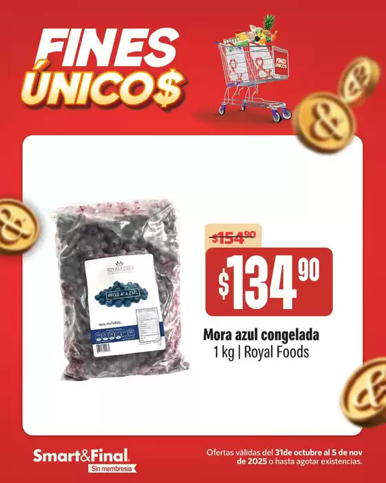 Catálogo Smart & Final en Tenango de Arista | Ofertas especiales para ti | 2025-10-31T00:00:00.000Z - 2025-11-05T00:00:00.000Z