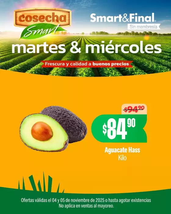 Catálogo Smart & Final en Teloloapan | Ofertas Smart & Final | 2025-11-04T00:00:00.000Z - 2025-11-05T00:00:00.000Z