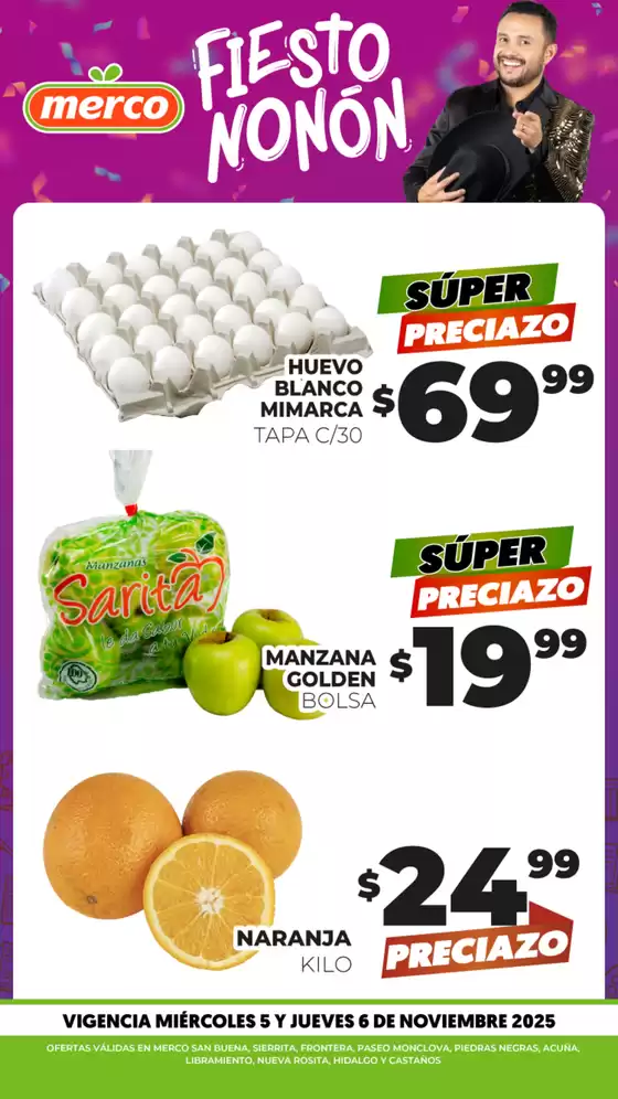 Catálogo Merco en Chilpancingo de los Bravo | Frutas y Verduras 5 a 6 de Noviembre | 2025-11-05T00:00:00.000Z - 2025-11-06T00:00:00.000Z