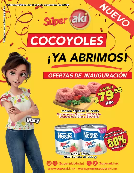 Catálogo Aki Gran Mayoreo en García | Cocoyoles | 2025-11-03T00:00:00.000Z - 2025-11-09T00:00:00.000Z