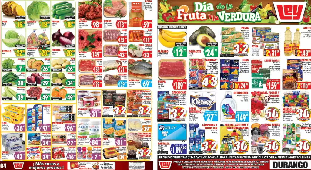 Catálogo Casa Ley en Ciudad de Ajalpan | Ofertas principales para todos los cazadores de gangas | 2025-11-04T00:00:00.000Z - 2025-11-05T00:00:00.000Z