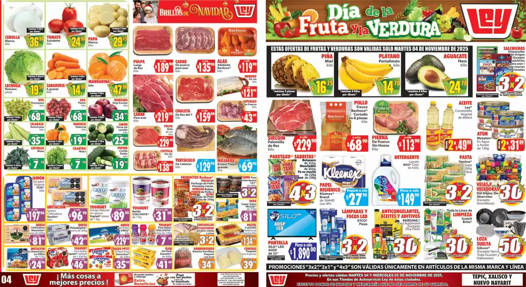 Catálogo Casa Ley en Ciudad de Ajalpan | Ofertas especiales para ti | 2025-11-04T00:00:00.000Z - 2025-11-05T00:00:00.000Z