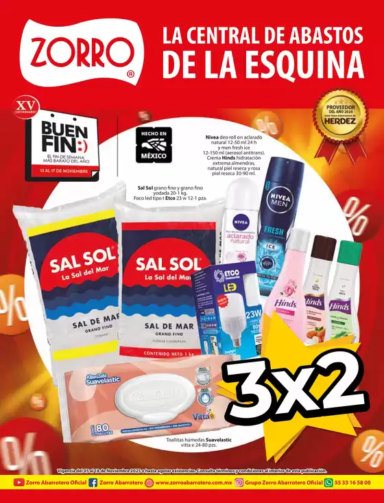 Catálogo Zorro en Acapulco de Juárez | Ofertas Zorro | 2025-11-05T00:00:00.000Z - 2025-11-18T00:00:00.000Z