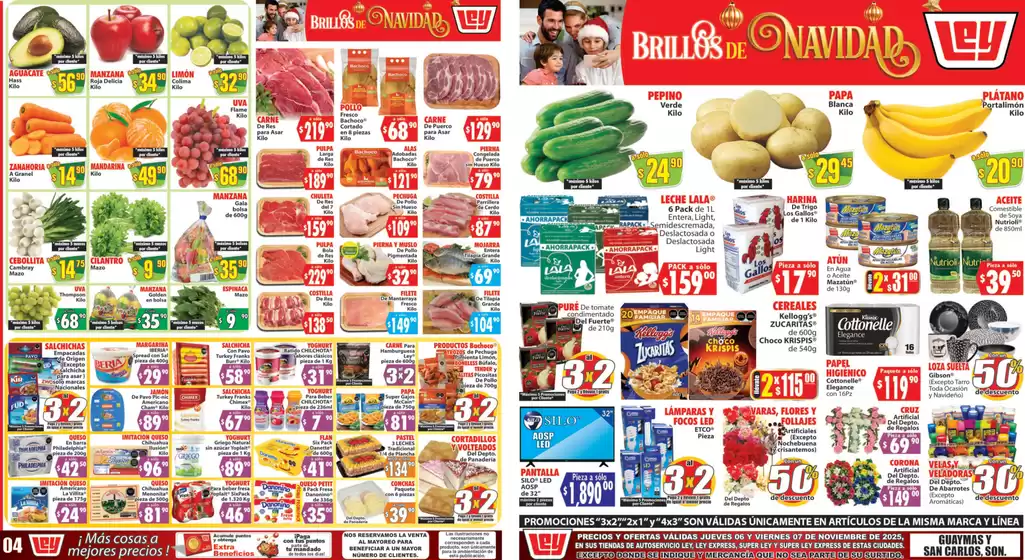 Catálogo Casa Ley en Tlatempan | Ofertas principales para ahorradores | 2025-11-06T00:00:00.000Z - 2025-11-07T00:00:00.000Z