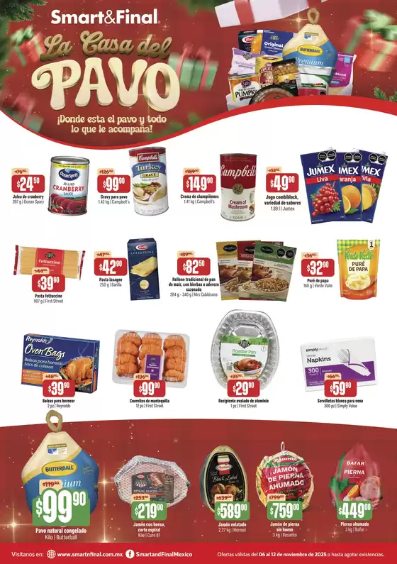 Catálogo Smart & Final en Heróica Matamoros | Folleto | 2025-11-07T00:00:00.000Z - 2025-11-12T00:00:00.000Z
