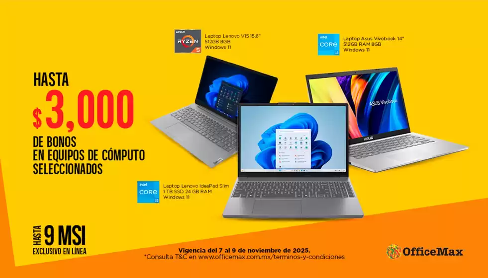 Catálogo OfficeMax en Juriquilla | Ofertas OfficeMax | 2025-11-07T00:00:00.000Z - 2025-11-09T00:00:00.000Z