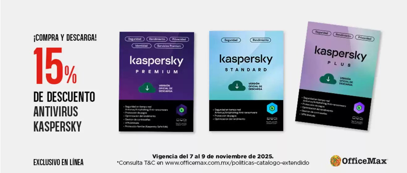 Catálogo OfficeMax en Guadalajara | Excelente oferta para todos los clientes | 2025-11-07T00:00:00.000Z - 2025-11-09T00:00:00.000Z