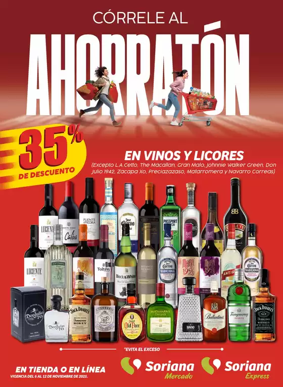 Catálogo Soriana Express en Manzanillo | Ahorratón Soriana Mercado Nacional | 2025-11-06T00:00:00.000Z - 2025-11-12T00:00:00.000Z