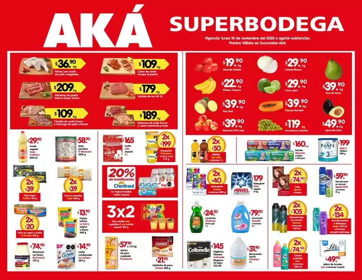 Catálogo AKÁ Superbodega en Yajalón | Ofertas AKÁ Superbodega | 2025-11-10T00:00:00.000Z - 2025-11-10T00:00:00.000Z