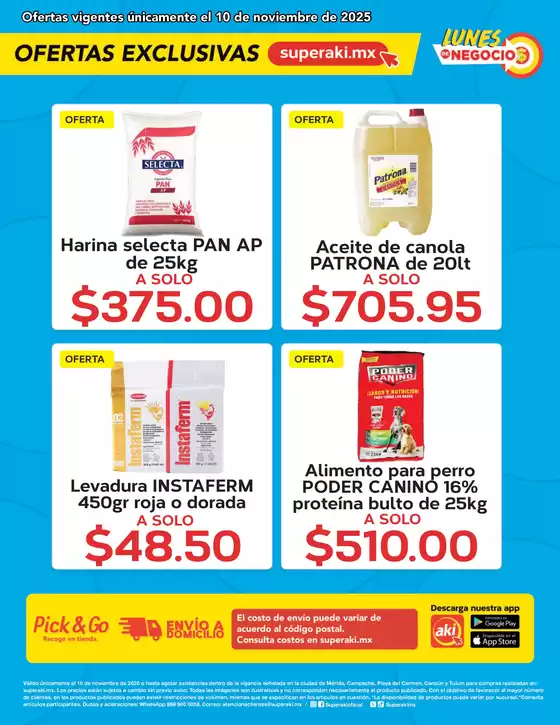 Catálogo Aki Gran Mayoreo en Yajalón | Ofertas Exclusivas | 2025-11-10T00:00:00.000Z - 2025-11-10T00:00:00.000Z