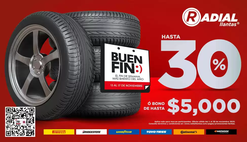 Catálogo Radial Llantas en Balancán | Promo | 2025-11-10T00:00:00.000Z - 2025-11-30T00:00:00.000Z
