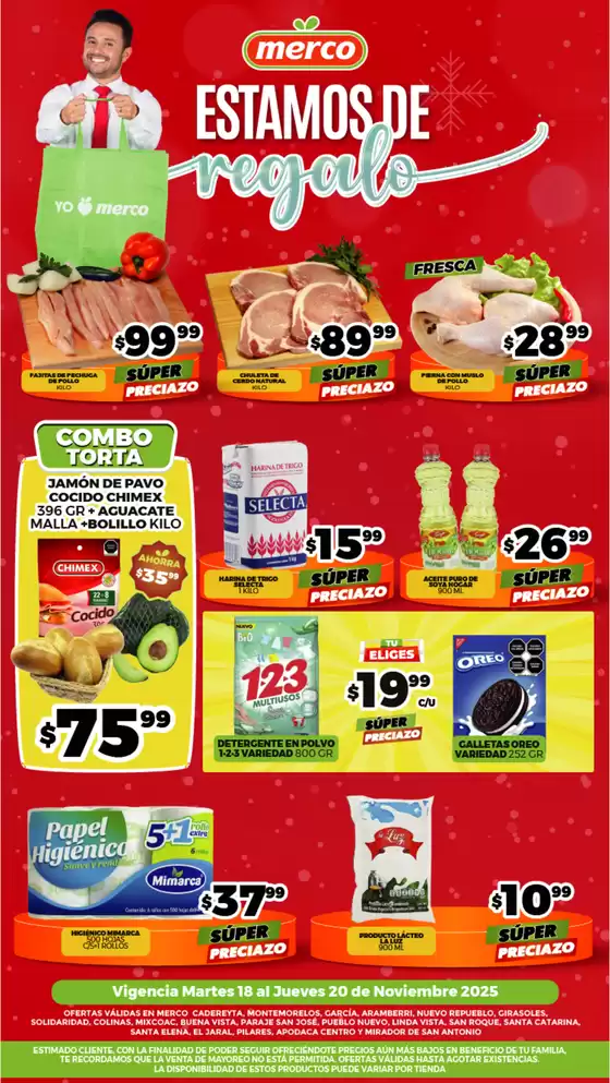 Catálogo Merco en Xalapa-Enríquez | Merco - Estamos de regalo 18 al 20 de noviembre | 2025-11-18T00:00:00.000Z - 2025-11-20T00:00:00.000Z