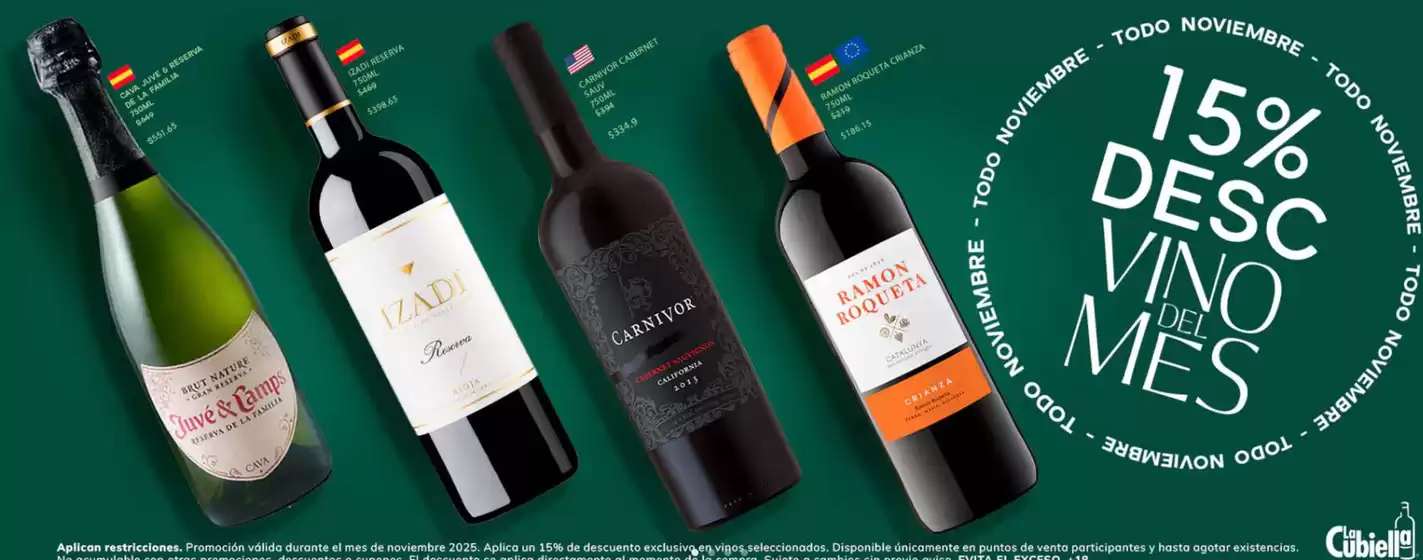 Catálogo La Cubiella en San Mateo Otzacatipan | 15% de descuento | 2025-11-12T00:00:00.000Z - 2025-11-30T00:00:00.000Z