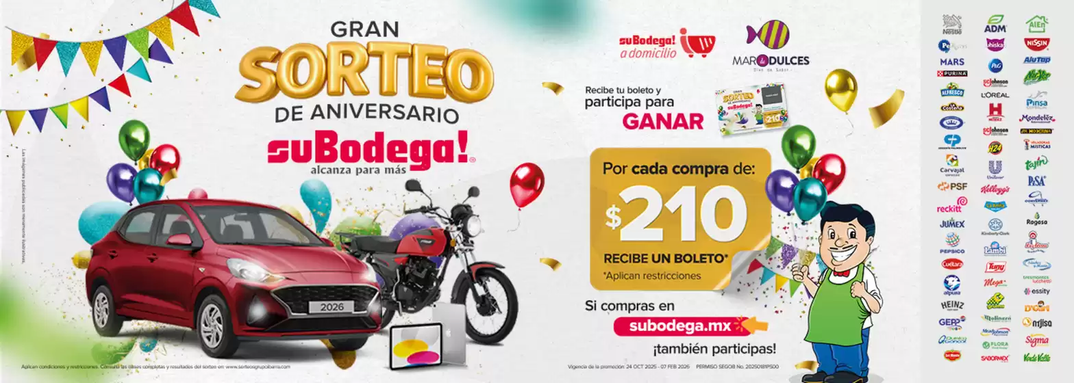 Catálogo SuBodega | Grandes descuentos en productos seleccionados | 2025-10-24T00:00:00.000Z - 2026-02-07T00:00:00.000Z