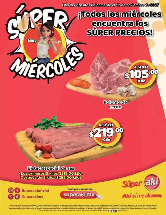 Catálogo Súper Aki | Super miercoles | 2025-11-12T00:00:00.000Z - 2025-11-12T00:00:00.000Z