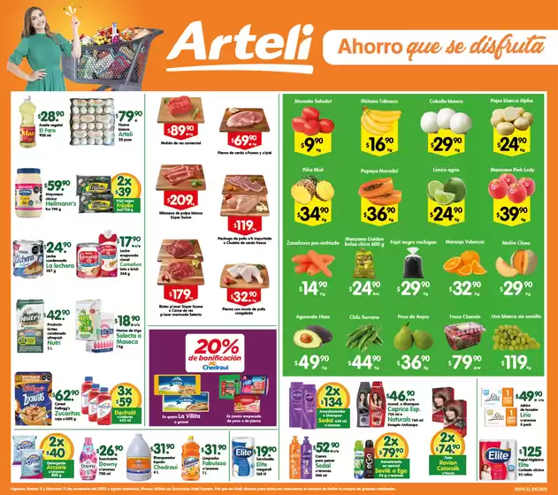Catálogo Arteli express en Reynosa | Ofertas especiales para ti | 2025-11-11T00:00:00.000Z - 2025-11-12T00:00:00.000Z