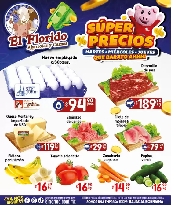 Catálogo El Florido | Gangas exclusivas | 2025-11-11T00:00:00.000Z - 2025-11-13T00:00:00.000Z