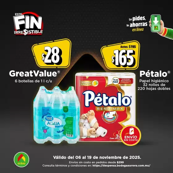 Catálogo Bodega Aurrera en Tlaquepaque | Ofertas Bodega Aurrera | 2025-11-06T00:00:00.000Z - 2025-11-19T00:00:00.000Z