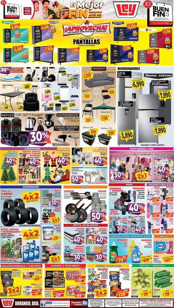 Catálogo Casa Ley en Santiago Ixcuintla | Gran variedad de ofertas | 2025-11-03T00:00:00.000Z - 2025-11-17T00:00:00.000Z