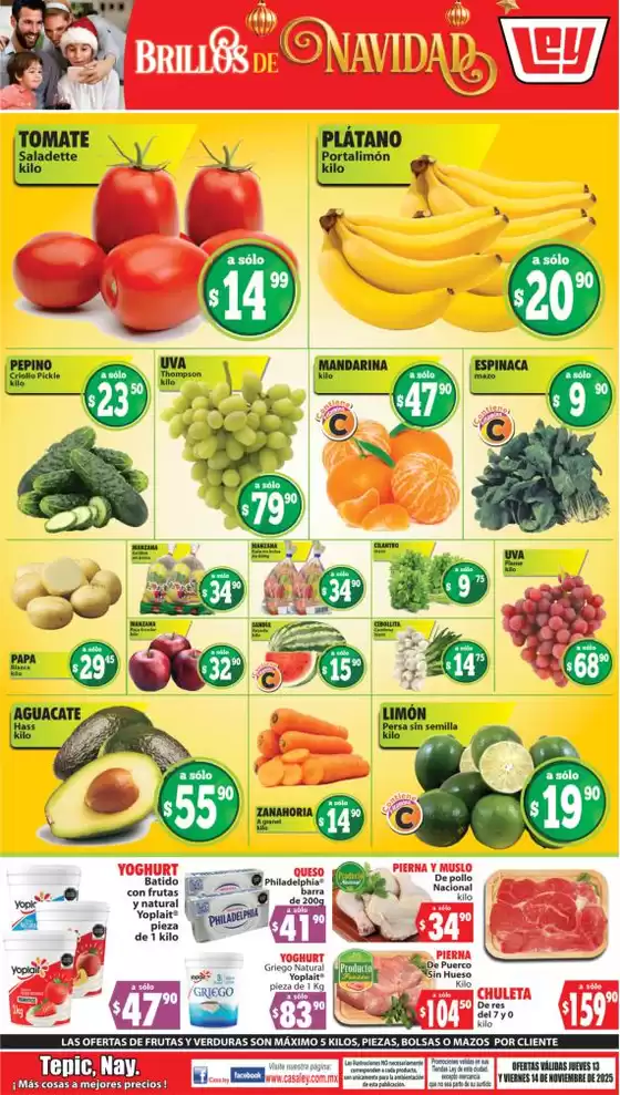 Catálogo Casa Ley en Santiago Ixcuintla | Ofertas exclusivas para nuestros clientes | 2025-11-13T00:00:00.000Z - 2025-11-14T00:00:00.000Z