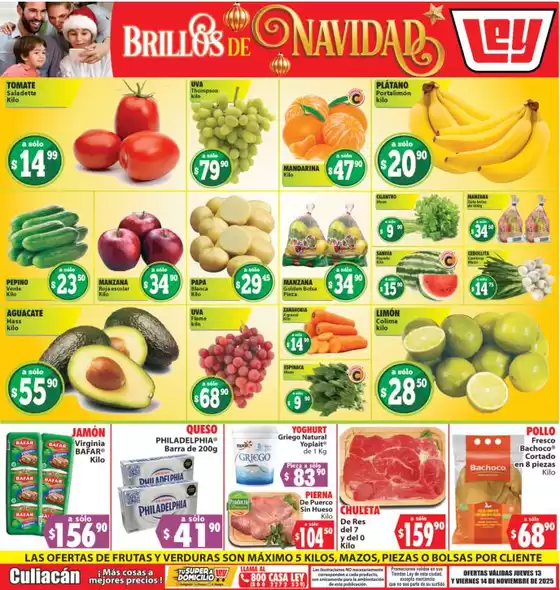 Catálogo Casa Ley en Santiago Ixcuintla | Ofertas principales para todos los clientes | 2025-11-13T00:00:00.000Z - 2025-11-14T00:00:00.000Z