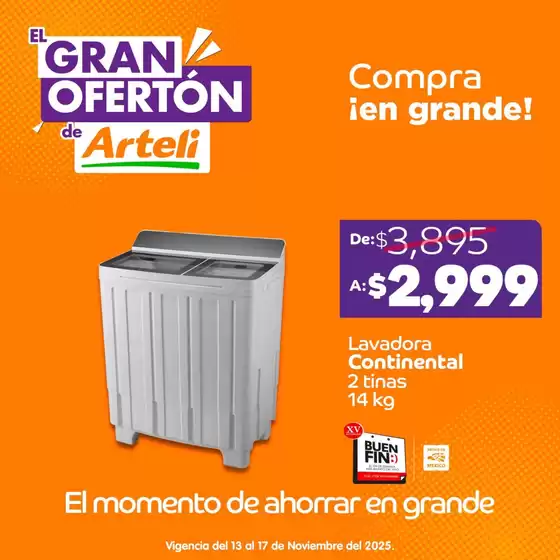 Catálogo Arteli en La Presa | Ofertas Arteli | 2025-11-13T00:00:00.000Z - 2025-11-17T00:00:00.000Z