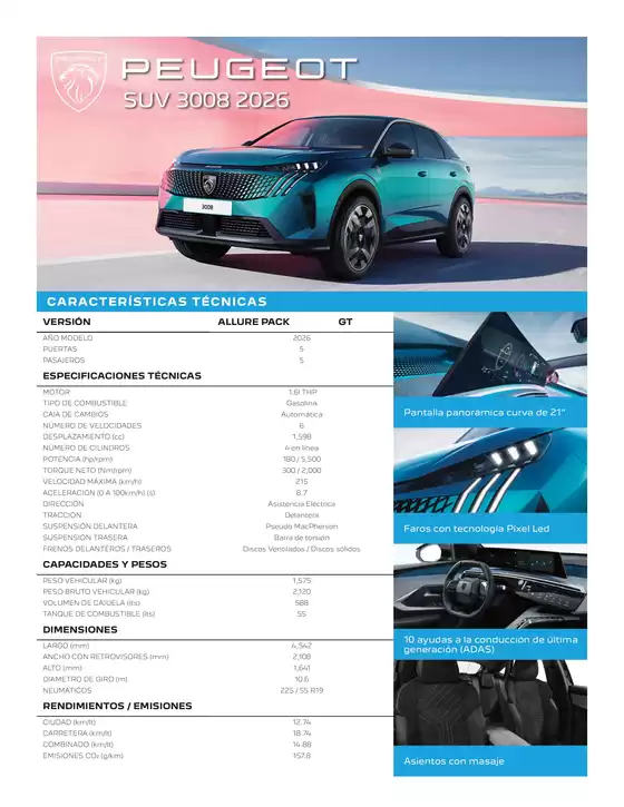 Catálogo Peugeot | NUEVA 3008 | 2026-01-01T00:00:00.000Z - 2026-12-31T00:00:00.000Z