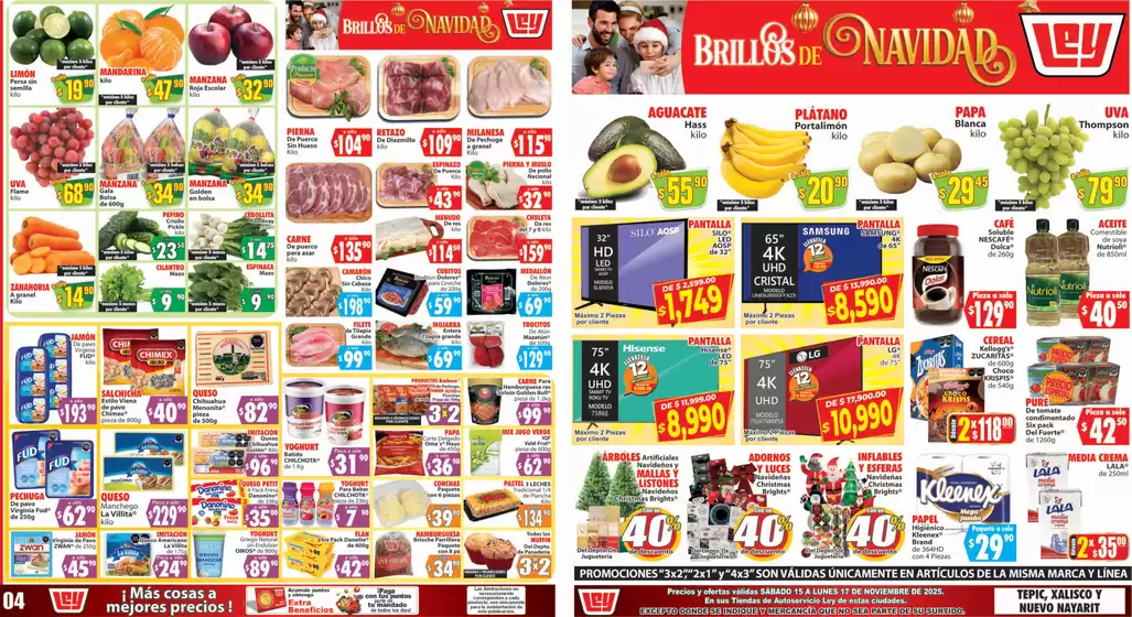 Catálogo Casa Ley en La Paz | Ofertas especiales atractivas para todos | 2025-11-15T00:00:00.000Z - 2025-11-17T00:00:00.000Z