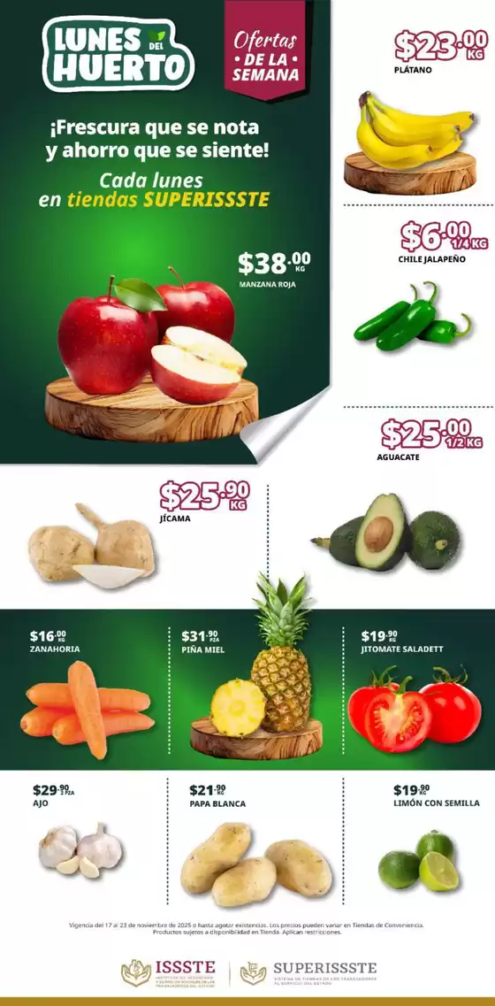 Catálogo SuperISSSTE en Ciudad de México | Promociones actuales | 2025-11-17T00:00:00.000Z - 2025-11-23T00:00:00.000Z