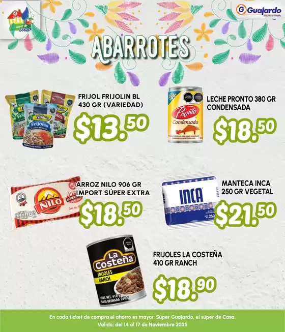 Catálogo Guajardo en Ciudad de México | Promociones actuales | 2025-11-14T00:00:00.000Z - 2025-11-17T00:00:00.000Z