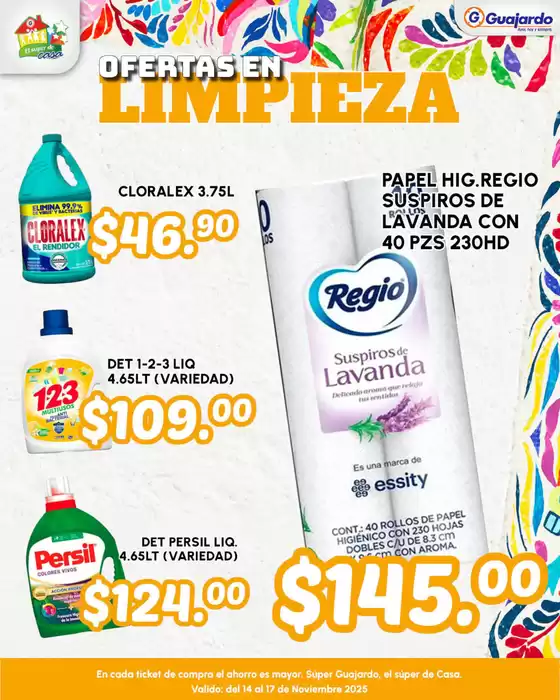 Catálogo Guajardo en Ciudad de México | Grandes descuentos en productos seleccionados | 2025-11-14T00:00:00.000Z - 2025-11-17T00:00:00.000Z