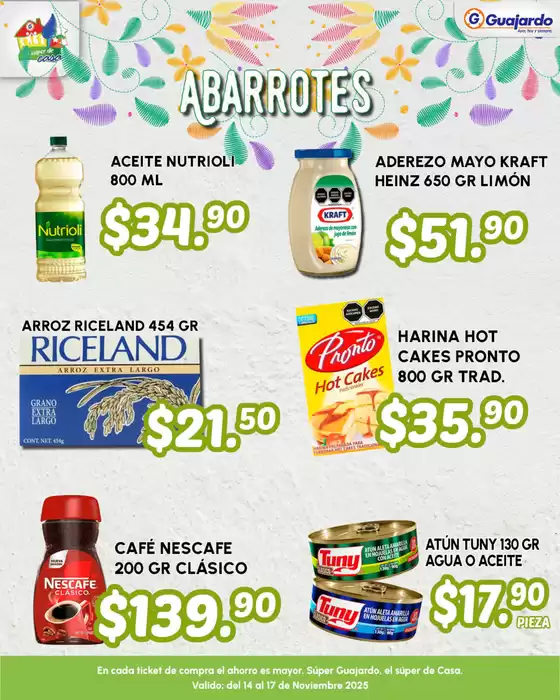 Catálogo Guajardo en Ciudad de México | Gran variedad de ofertas | 2025-11-14T00:00:00.000Z - 2025-11-17T00:00:00.000Z