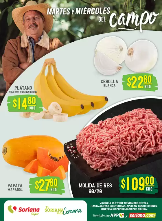 Catálogo Soriana Súper en León | Ofertas para cazadores de gangas | 2025-11-18T00:00:00.000Z - 2025-11-19T00:00:00.000Z