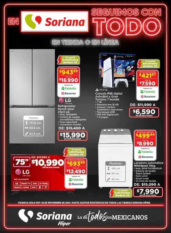 Catálogo Soriana Súper en León | Seguimos con Todo Súper Nacional | 2025-11-18T00:00:00.000Z - 2025-11-18T00:00:00.000Z