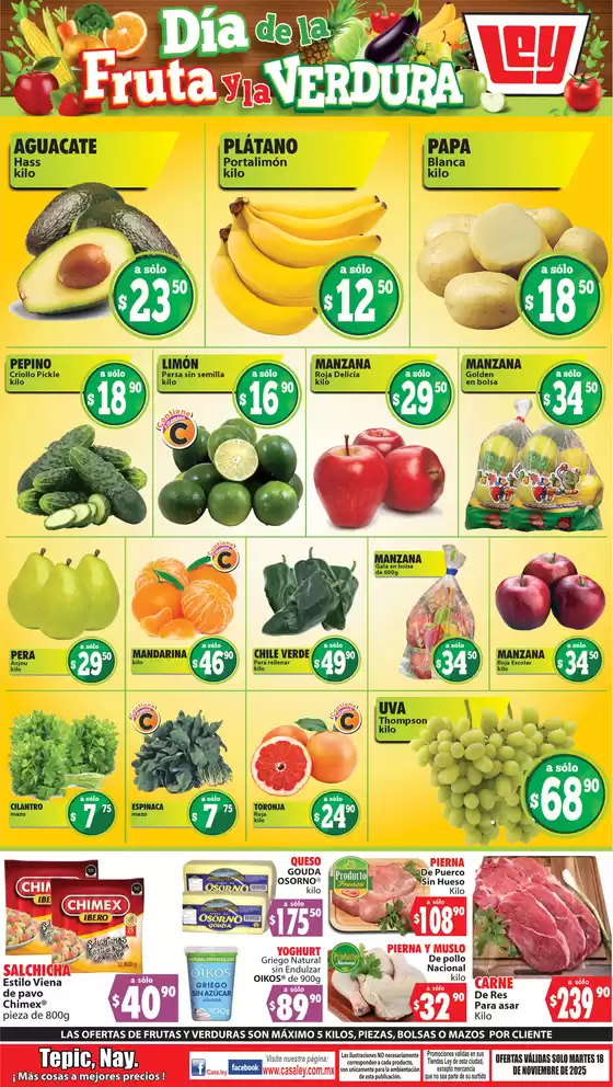 Catálogo Casa Ley en Tlajomulco de Zúñiga | Gran variedad de ofertas | 2025-11-18T00:00:00.000Z - 2025-11-18T00:00:00.000Z