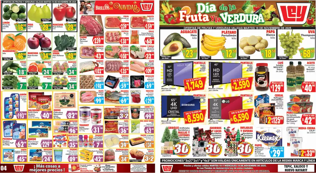 Catálogo Casa Ley en Tlajomulco de Zúñiga | Ofertas principales para todos los cazadores de gangas | 2025-11-18T00:00:00.000Z - 2025-11-19T00:00:00.000Z